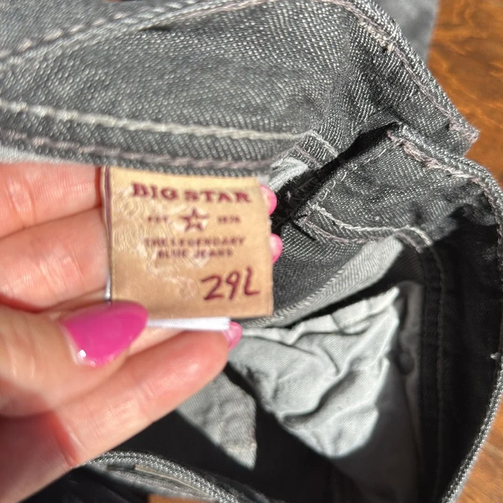 Big Star Black boot cut Denim Jeans - Picture 6 of 6